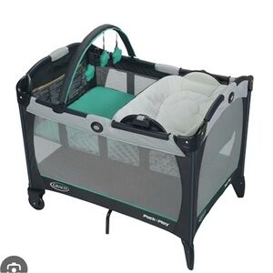 Graco Pack 'N Play Playard Attachment with Reversible Seat & Changer LX - Basin